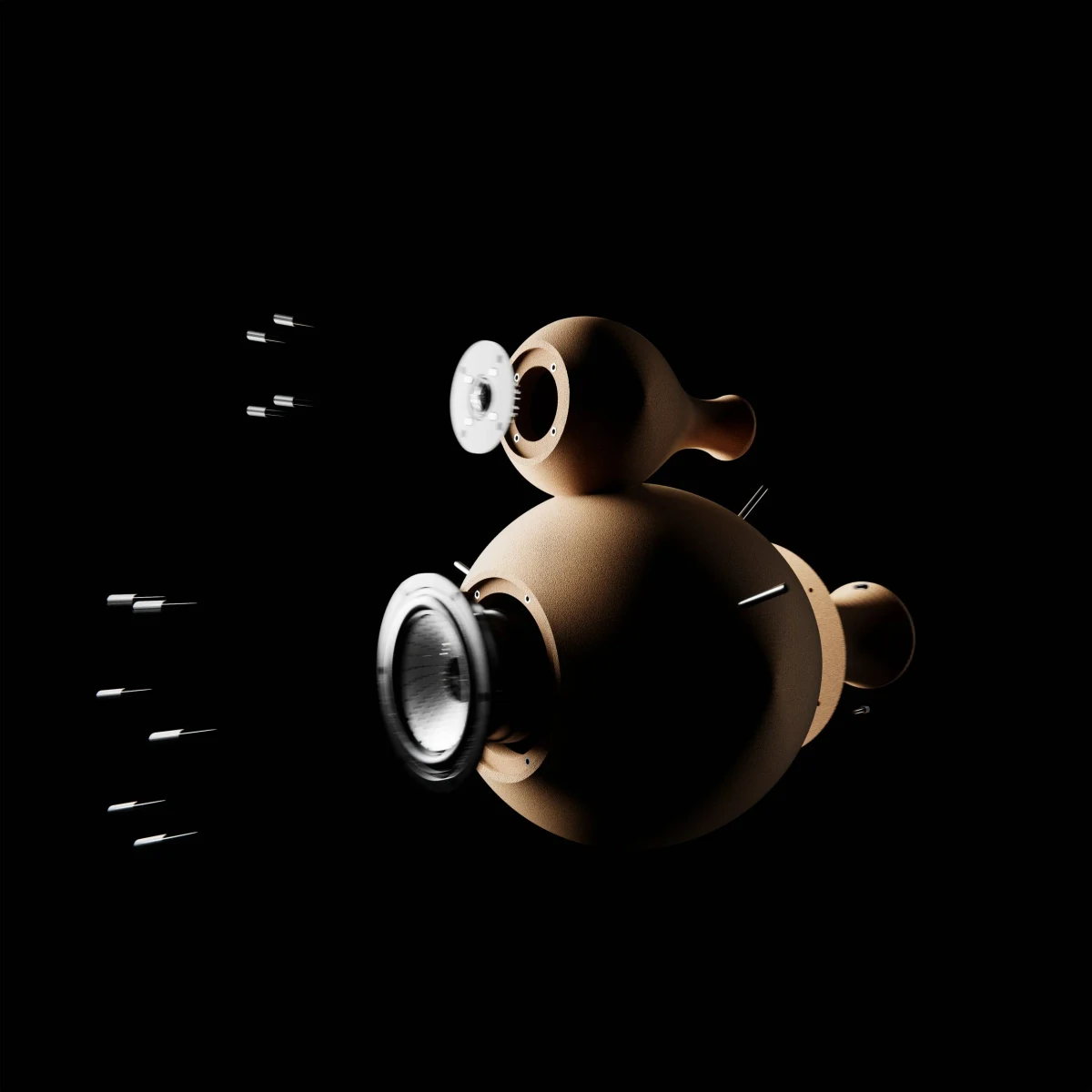 Product visualization: Econik Speakers - 1851 Design