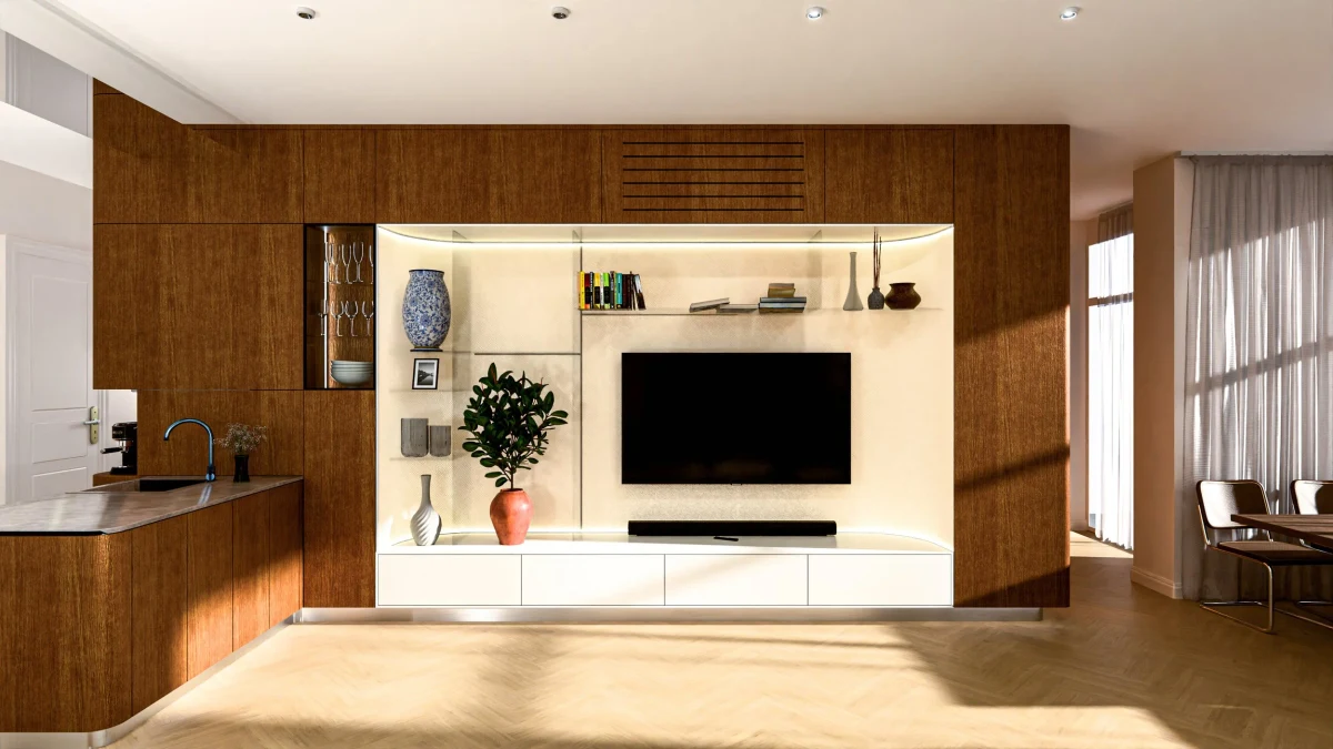 Interior visualization: Wohnraumplanung - Burano Interiors