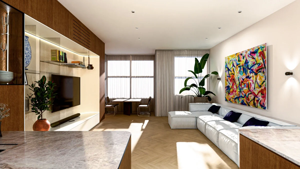 Interior visualization: Wohnraumplanung - Burano Interiors