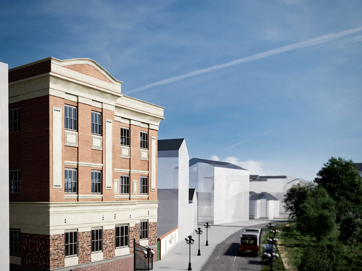 Exterior visualization: Shared Human Business - Shared Human Business