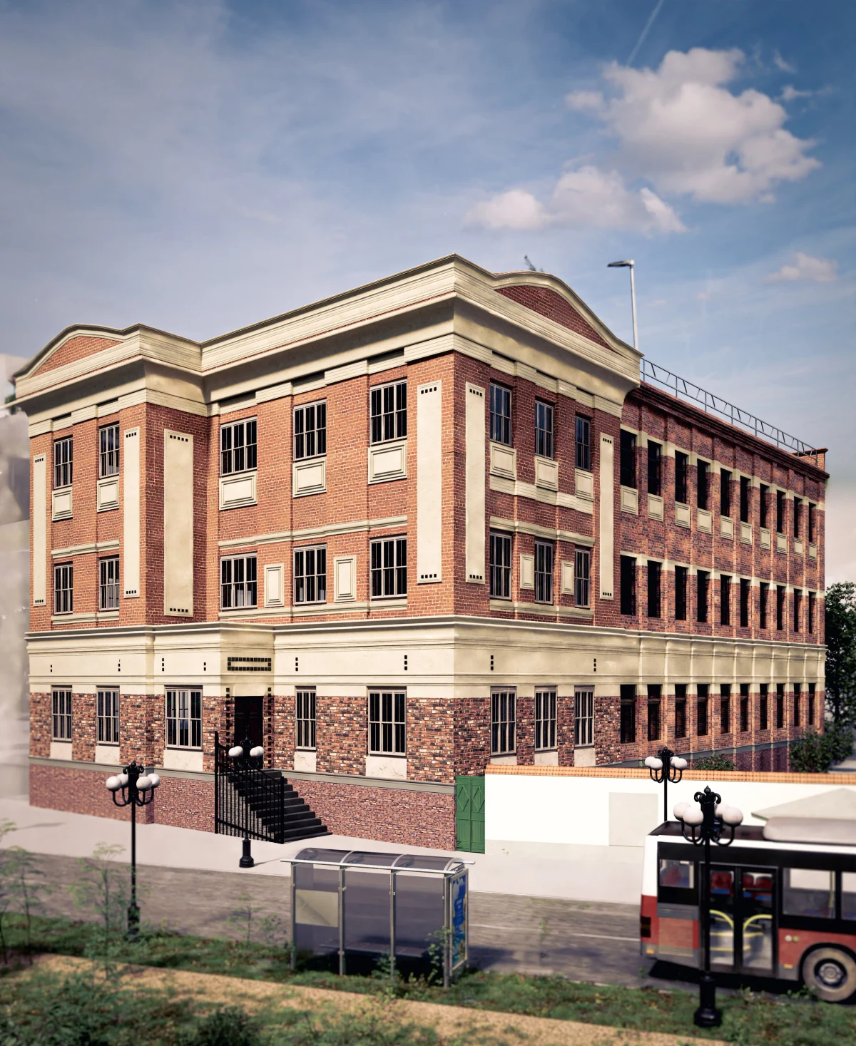 Exterior visualization: Shared Human Business - Shared Human Business